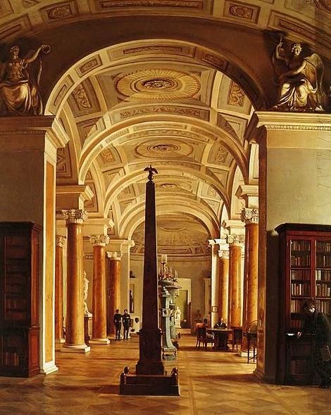 View on the Hermitage Library